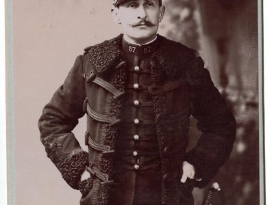 Grande CDV - Carte Cabinet Capitaine du 57° Régiment infanterie uniforme Epaulettes Troisième République