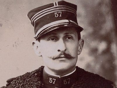 Grande CDV - Carte Cabinet Capitaine du 57° Régiment infanterie uniforme Epaulettes Troisième République