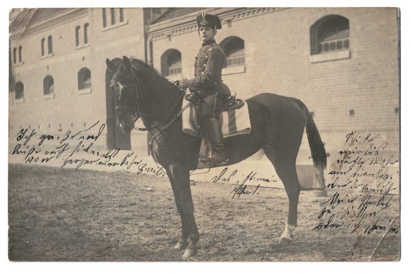 Photo Carte Postale - Hussard - Prussien - Caserne - Service Militaire - Uniforme - Soldat - Alsace - Lorraine