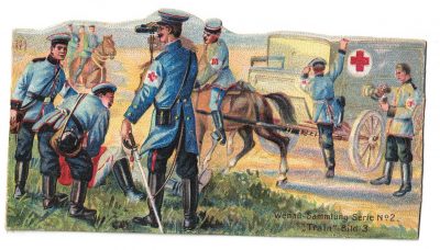 7 chromos imagerie - Armée Prussienne - Découpi - Oblaten - Uniforme - XIX - Guerre 14/18 - Imagerie - Populaire