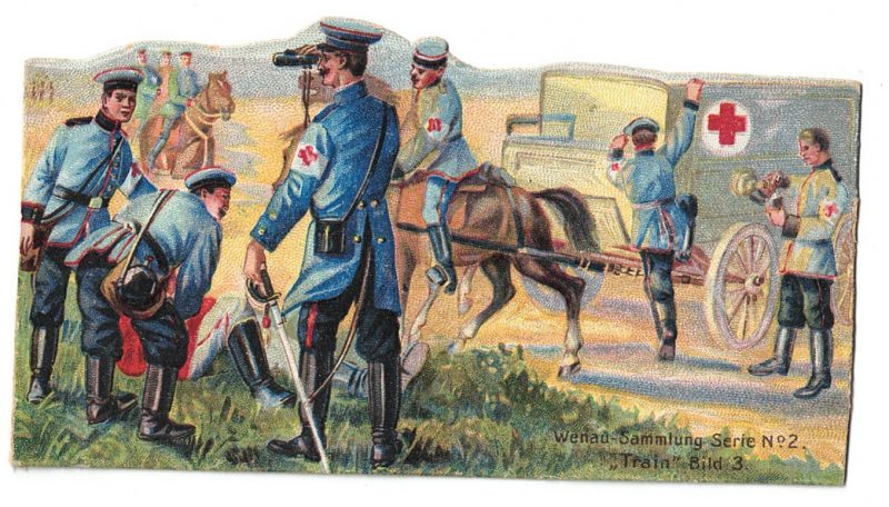 7 chromos imagerie - Armée Prussienne - Découpi - Oblaten - Uniforme - XIX - Guerre 14/18 - Imagerie - Populaire
