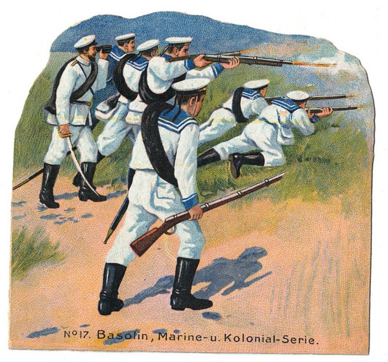 7 chromos imagerie - Armée Prussienne - Découpi - Oblaten - Uniforme - XIX - Guerre 14/18 - Imagerie - Populaire