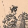7 cartes - Uniforme de l'armée Second Empire - Prusse 1870 - Carte illustrée Lithographie Fietta Strasbourg