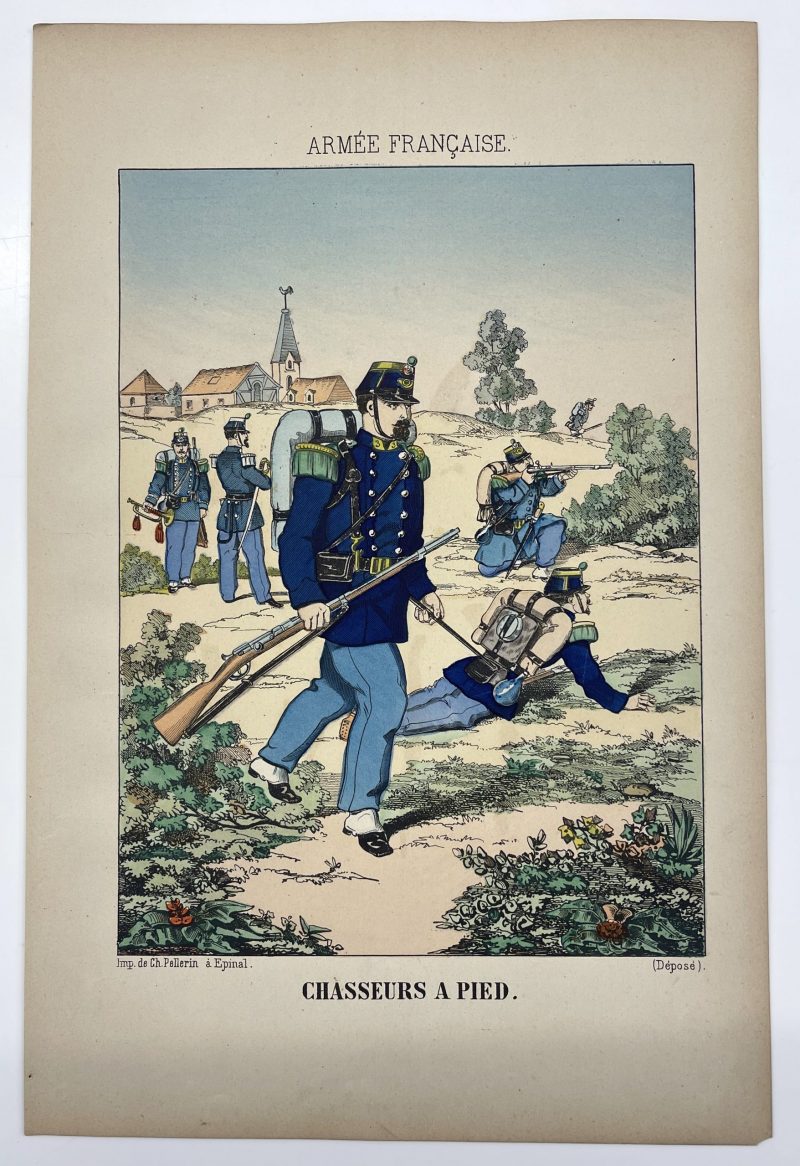 16 Gravures - Uniforme France - Armée 3em République - 1879 - Uniformes - Imagerie Epinal Pellerin - Imagerie Populaire