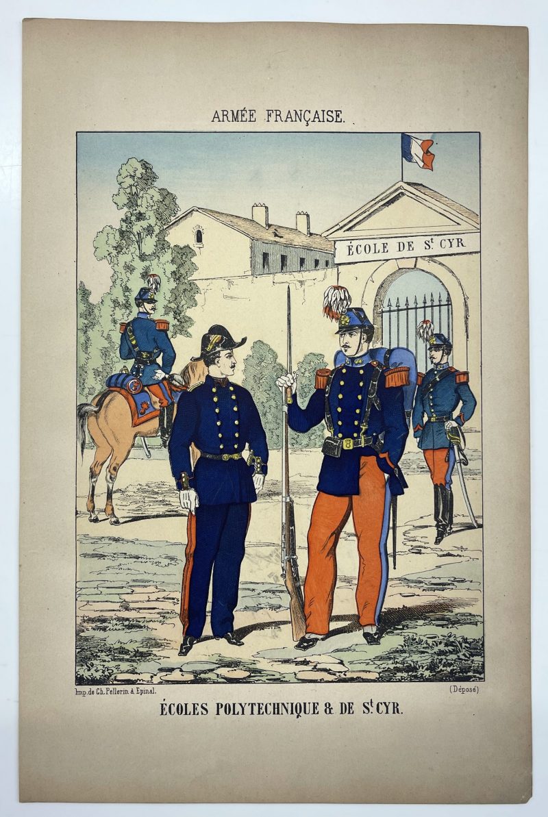 16 Gravures - Uniforme France - Armée 3em République - 1879 - Uniformes - Imagerie Epinal Pellerin - Imagerie Populaire