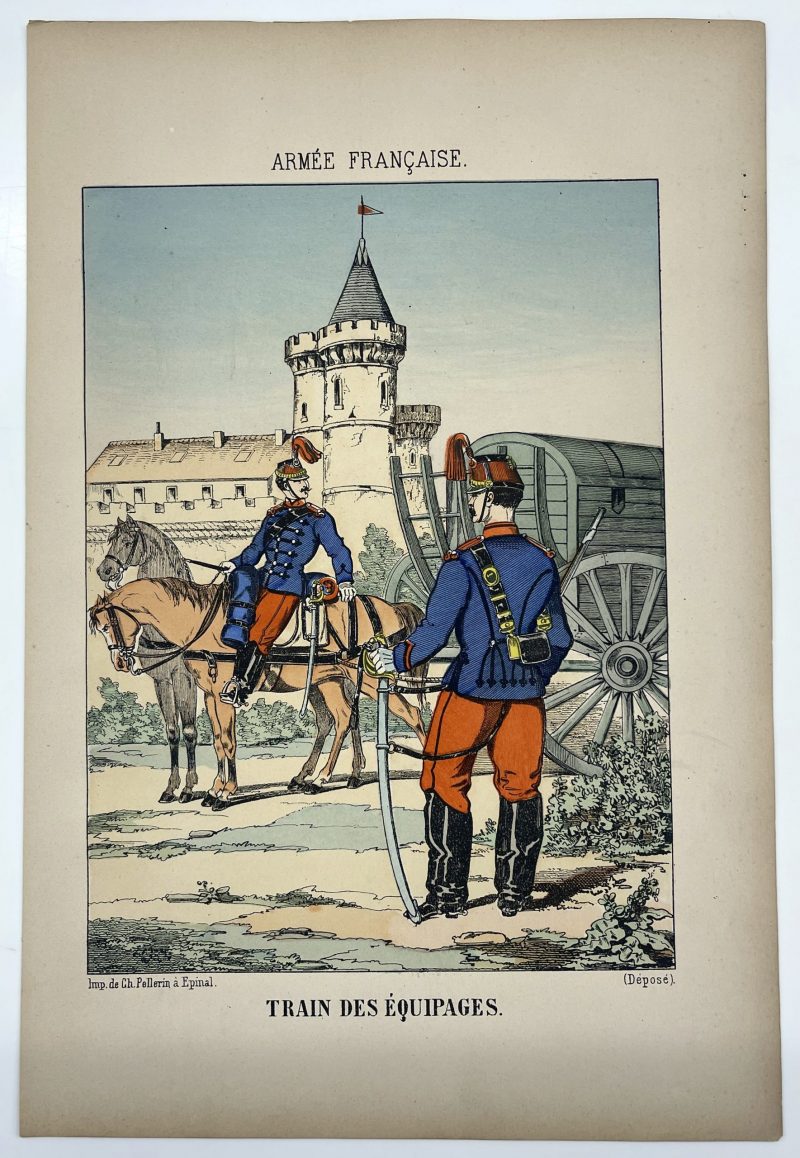 16 Gravures - Uniforme France - Armée 3em République - 1879 - Uniformes - Imagerie Epinal Pellerin - Imagerie Populaire