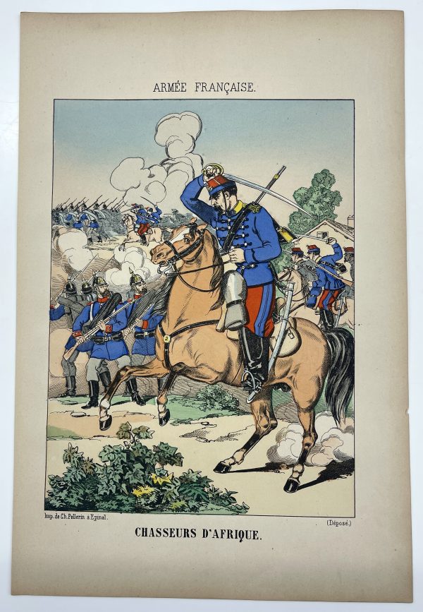 16 Gravures - Uniforme France - Armée 3em République - 1879 - Uniformes - Imagerie Epinal Pellerin - Imagerie Populaire