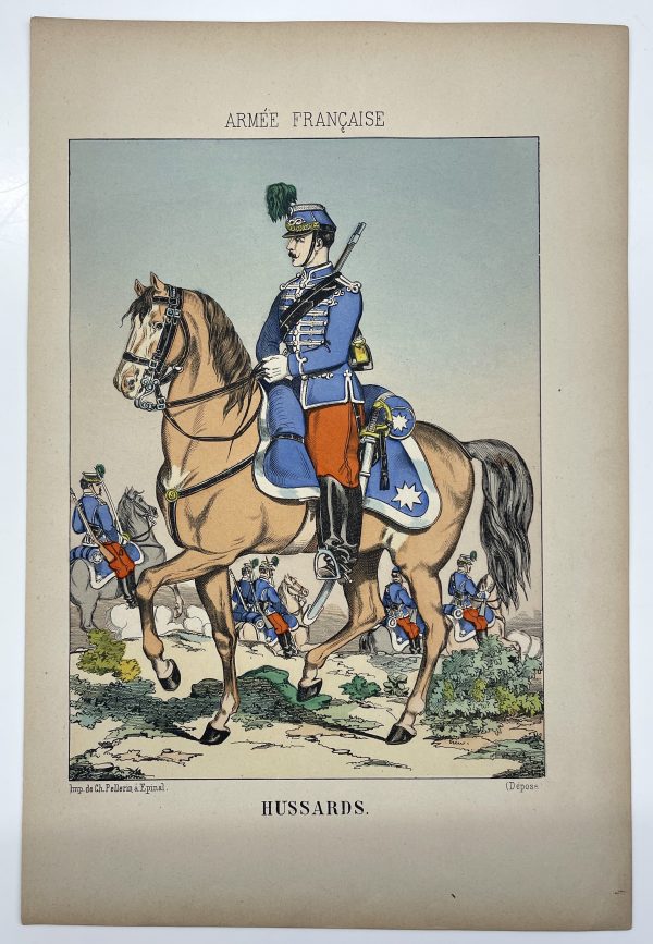 16 Gravures - Uniforme France - Armée 3em République - 1879 - Uniformes - Imagerie Epinal Pellerin - Imagerie Populaire