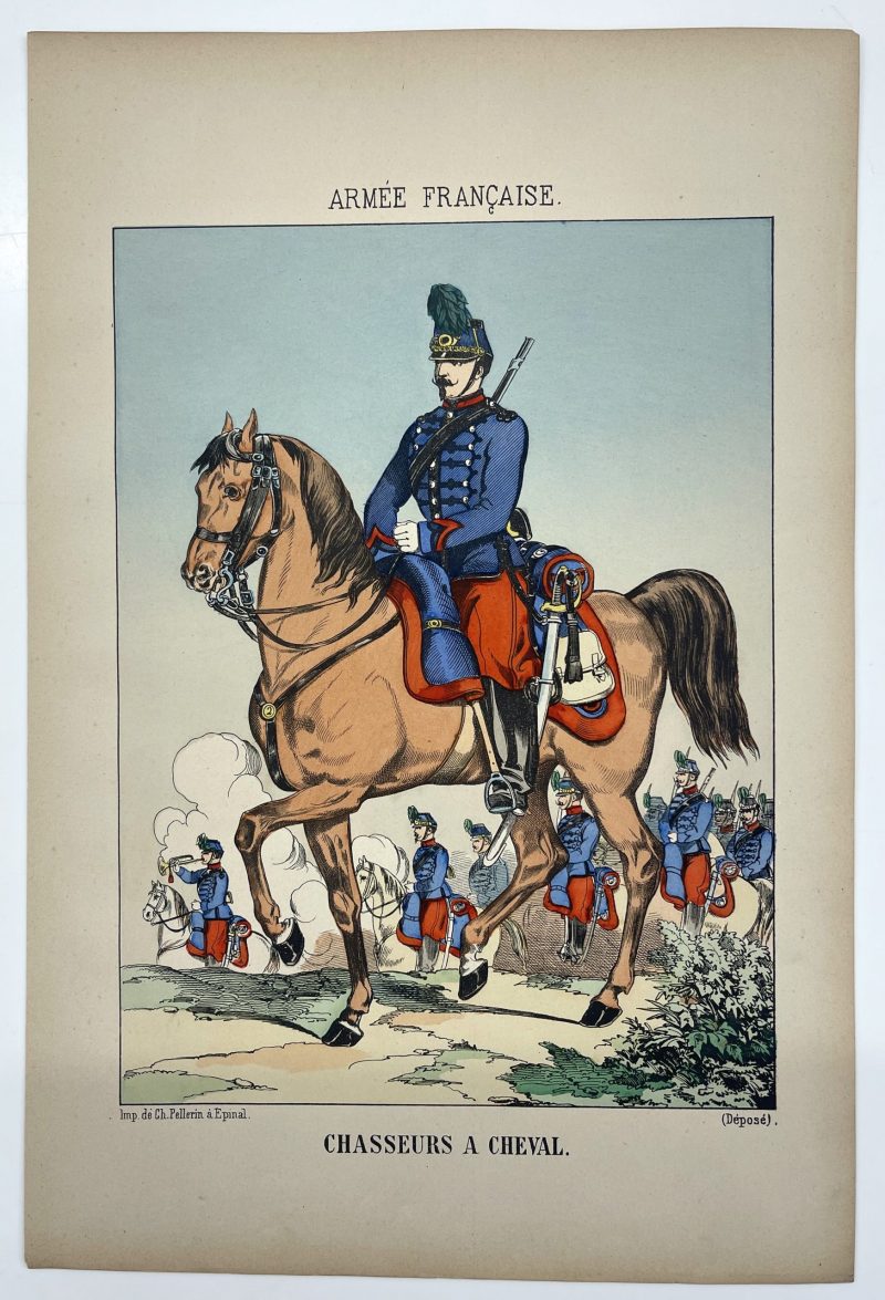 16 Gravures - Uniforme France - Armée 3em République - 1879 - Uniformes - Imagerie Epinal Pellerin - Imagerie Populaire