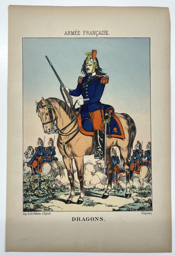 16 Gravures - Uniforme France - Armée 3em République - 1879 - Uniformes - Imagerie Epinal Pellerin - Imagerie Populaire