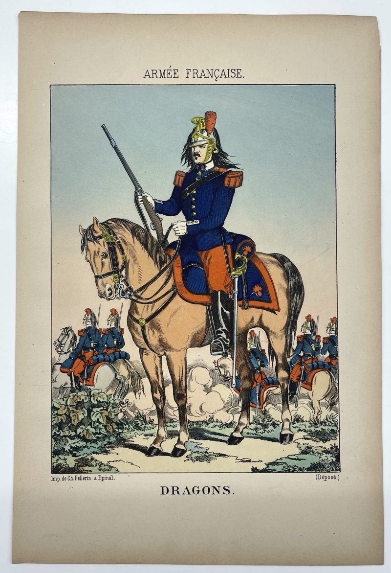 16 Gravures - Uniforme France - Armée 3em République - 1879 - Uniformes - Imagerie Epinal Pellerin - Imagerie Populaire