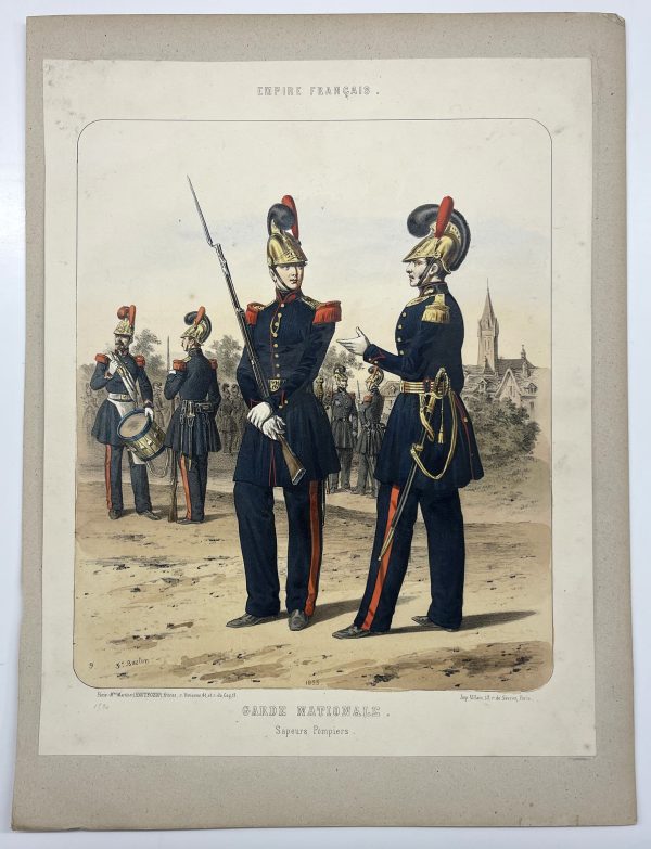 Uniforme Second Empire - Garde Nationale Pompier - François Hippolyte Lalaisse - Uniforme de L'armée Française - Napoléon III