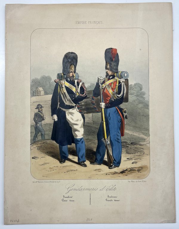 Uniforme Second Empire - Gendarmerie D'elite - François Hippolyte Lalaisse - Uniforme de L'armée Française - Napoléon III