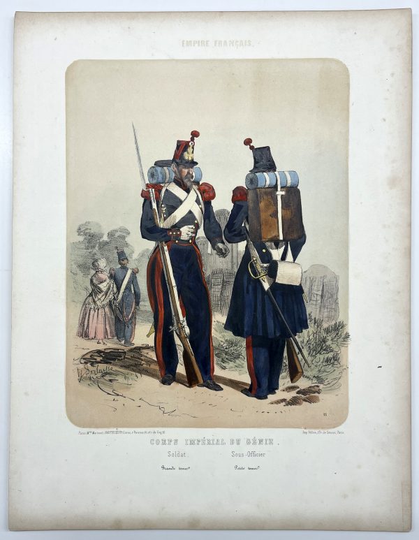 Uniforme Second Empire - Génie Sapeur - François Hippolyte Lalaisse - Uniforme de L'armée Française - Napoléon III