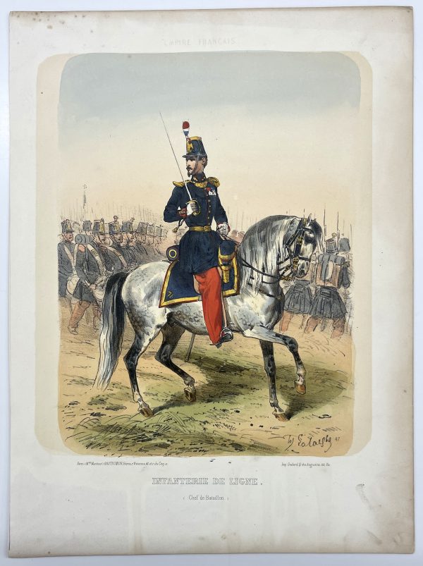 Uniforme Second Empire - Infanterie de Ligne - François Hippolyte Lalaisse - Uniforme de L'armée Française - Napoléon III