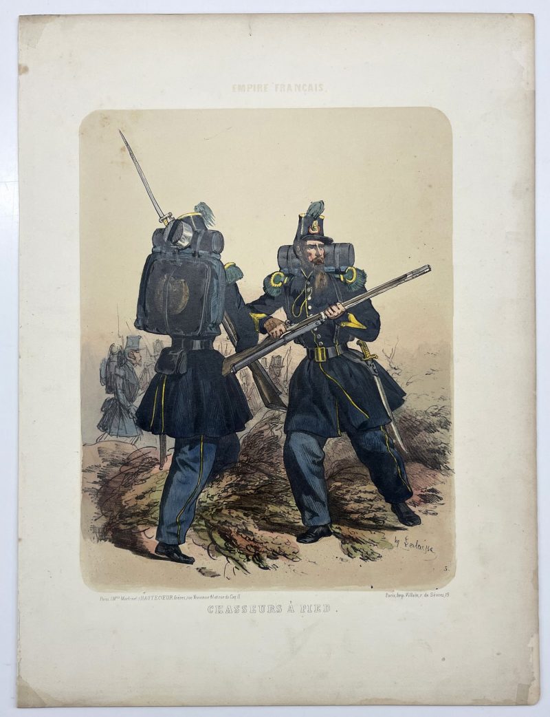 Uniforme Second Empire - Chasseur à Pied - François Hippolyte Lalaisse - Uniforme de L'armée Française - Napoléon III