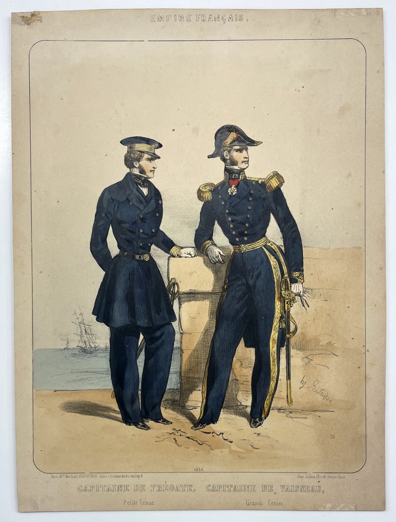 Uniforme Second Empire - Marine Capitaine - François Hippolyte Lalaisse - Uniforme de L'armée Française - Napoléon III