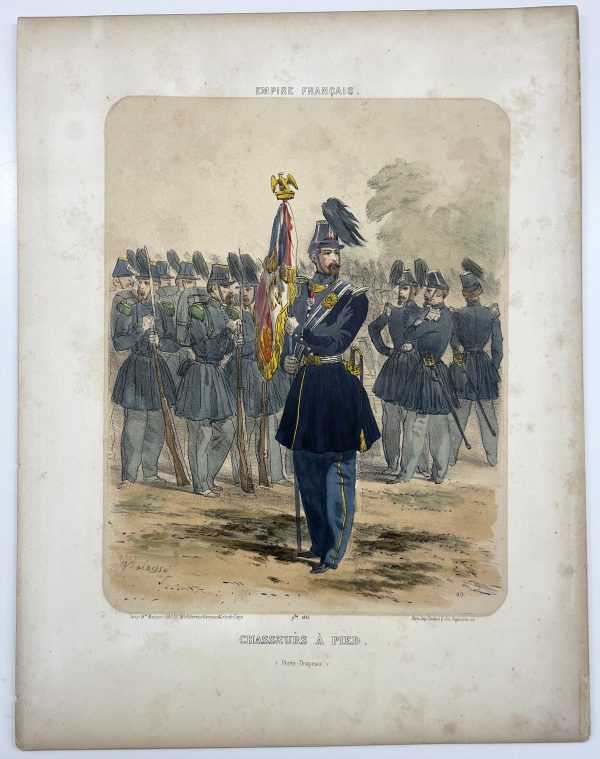 Uniforme Second Empire - Chasseur à Pied - François Hippolyte Lalaisse - Uniforme de L'armée Française - Napoléon III