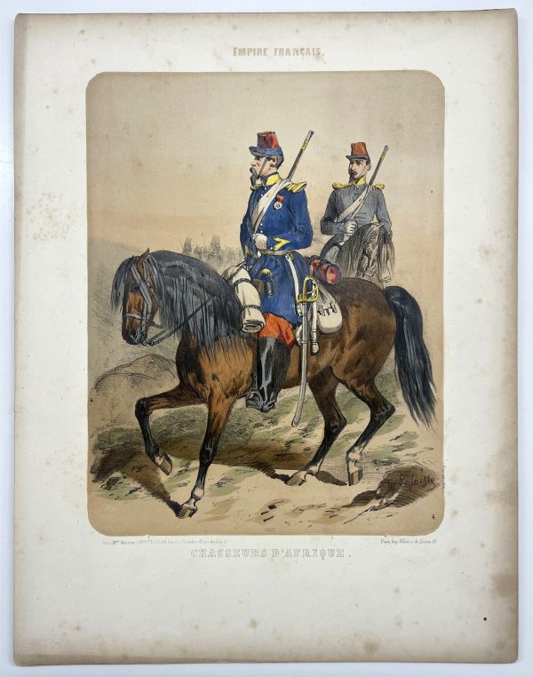 Uniforme Second Empire - Chasseur d'Afrique - François Hippolyte Lalaisse - Uniforme de L'armée Française - Napoléon III