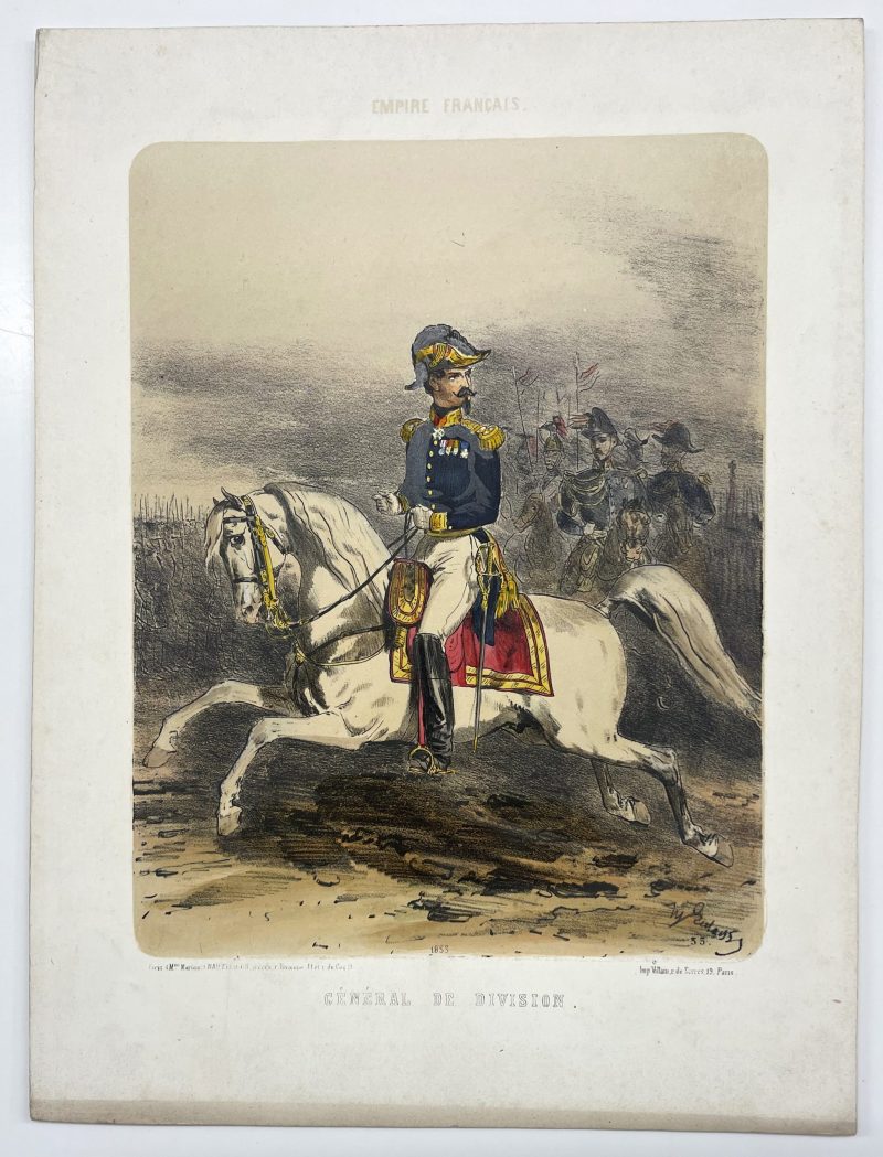 Uniforme Second Empire - Général de division - François Hippolyte Lalaisse - Uniforme de L'armée Française - Napoléon III