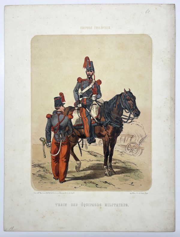 Uniforme Second Empire - Train des Équipages - François Hippolyte Lalaisse - Uniforme de L'armée Française - Napoléon III