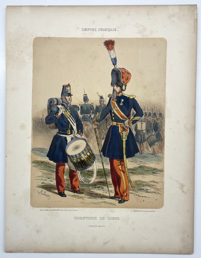 Uniforme Second Empire - Infanterie de ligne- François Hippolyte Lalaisse - Uniforme de L'armée Française - Napoléon III