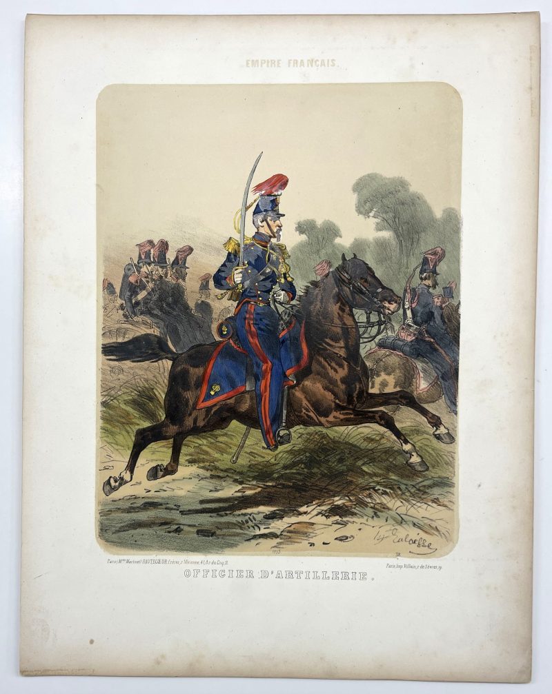 Uniforme Second Empire - Artillerie Officier - François Hippolyte Lalaisse - Uniforme de L'armée Française - Napoléon III