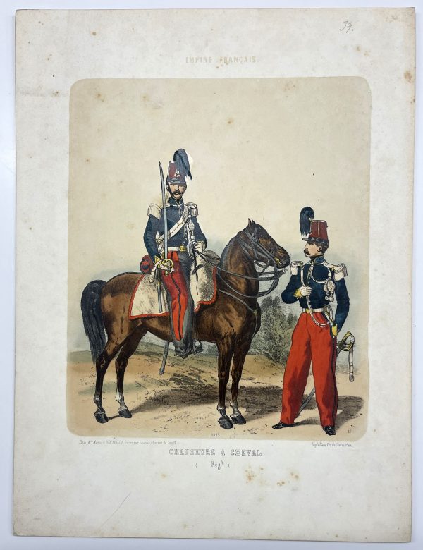 Uniforme Second Empire - Chasseurs à Cheval - François Hippolyte Lalaisse - Uniforme de L'armée Française - Napoléon III
