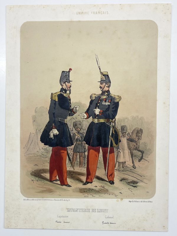 Uniforme Second Empire - Infanterie de Ligne - Capitaine - Colonel - François Hippolyte Lalaisse - Uniforme de L'armée Française - Napoléon III