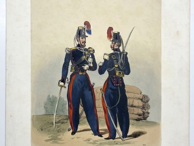 Uniforme Second Empire - Train du parc d'artillerie - François Hippolyte Lalaisse - Uniforme de L'armée Française - Napoléon III