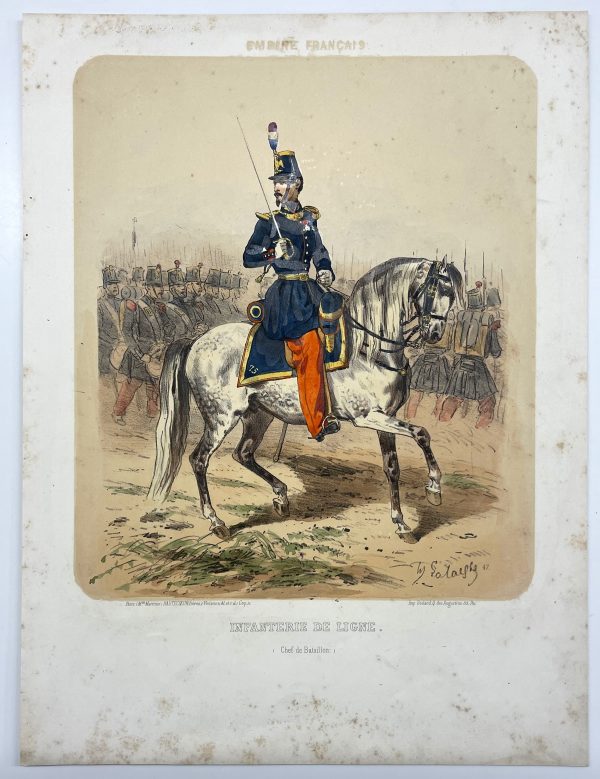 Uniforme Second Empire - Infanterie de Ligne - Chef de Bataillon - François Hippolyte Lalaisse - Uniforme de L'armée Française - Napoléon III