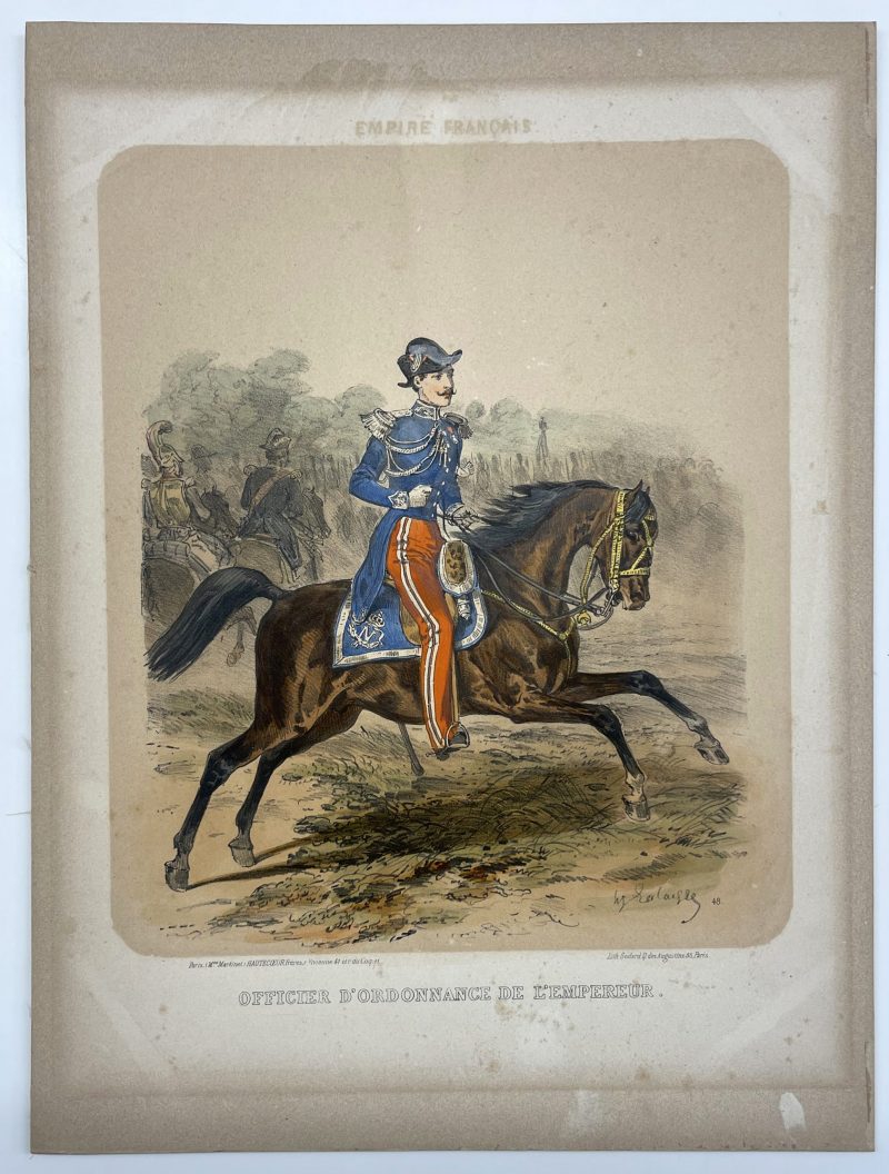 Uniforme Second Empire - Officier D'ordonnance Empereur- François Hippolyte Lalaisse - Uniforme de L'armée Française - Napoléon III