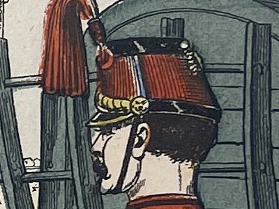 1 Gravure - Uniforme France - Armée 3em République - 1879 - Uniformes - Imagerie Epinal Pellerin - Imagerie Populaire
