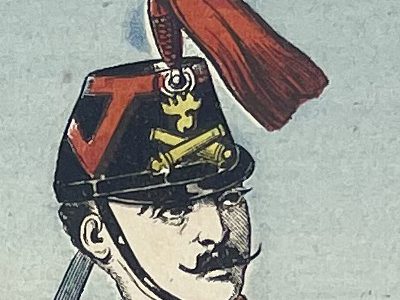 1 Gravure - Uniforme France - Armée 3em République - 1879 - Uniformes - Imagerie Epinal Pellerin - Imagerie Populaire - Artillerie à Cheval