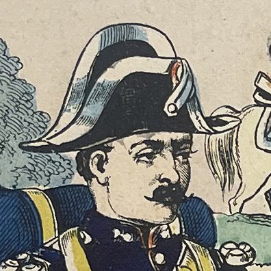 1 Gravure - Uniforme France - Armée 3em République - 1879 - Uniformes - Imagerie Epinal Pellerin - Imagerie Populaire - Gendarmerie