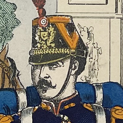 1 Gravure - Uniforme France - Armée 3em République - 1879 - Uniformes - Imagerie Epinal Pellerin - Imagerie Populaire - Garde Républicaine