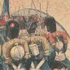 Petit Protège Cahier Scolaire Histoire de France - XIX illustration - Episodes Militaires - Illustration de JOB - Les Grenadiers de la Garde à Magenta