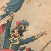 Petit Protège Cahier Scolaire Histoire de France - XIX illustration - Episodes Militaires - Illustration de Lix - Bonaparte au pont d'Arcole