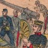 Petit Protège Cahier Scolaire Histoire de France - XIX illustration - Uniforme de l'armée Française - Quand tu seras soldat - 3em République