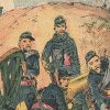 Petit Protège Cahier Scolaire Histoire de France - XIX illustration - Nos Frontières et nos forteresses - Guerre 1870 / 1871 - Siége de Toul