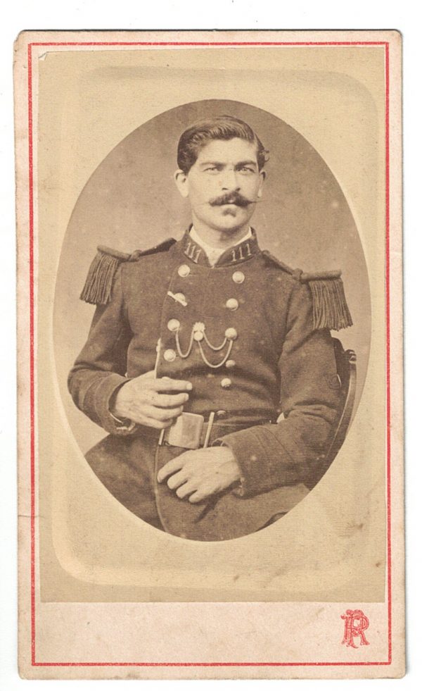 Carte CDV photo Soldat France Infanterie - 111éme Régiment - Uniforme - Tenue - Médaille - Militaire du Rang - 3 République