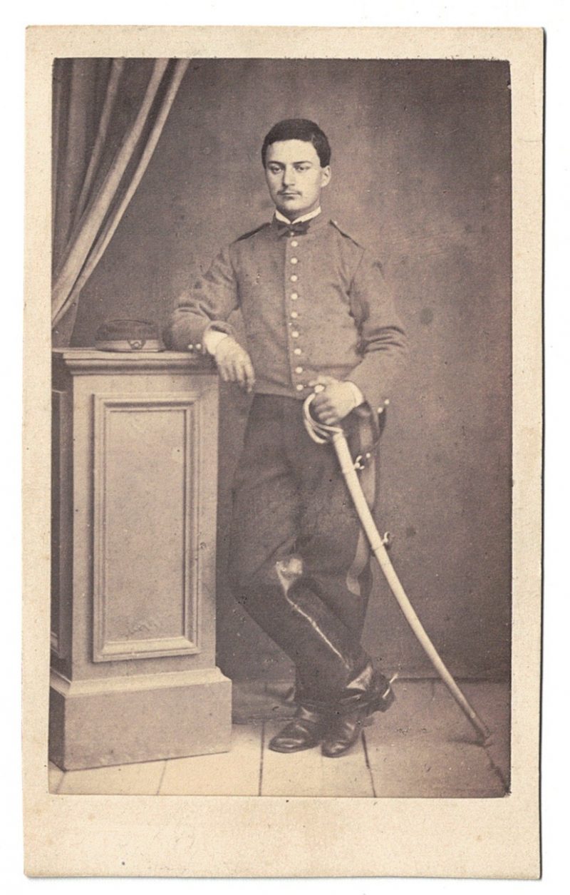 2 Cartes CDV photo Second Empire - Portrait - Uniforme Régiment Chasseur d'Afrique - Cavalier- Militaire - Militaria - Avignon