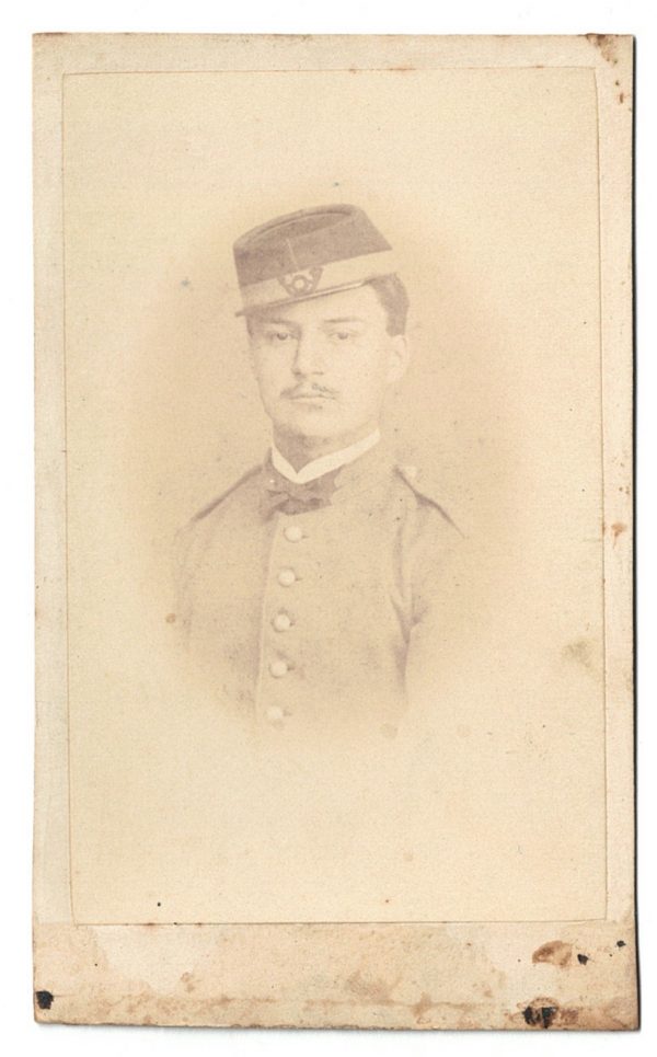 2 Cartes CDV photo Second Empire - Portrait - Uniforme Régiment Chasseur d'Afrique - Cavalier- Militaire - Militaria - Avignon