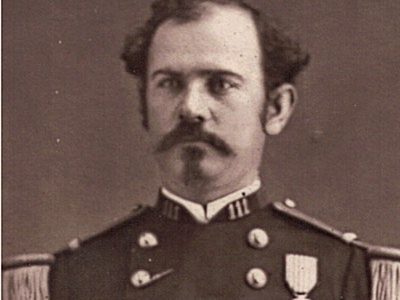 Carte CDV photo Soldat France Infanterie - 111éme Régiment - Uniforme - Tenue - Médaille - Officier - Capitaine - 3 République