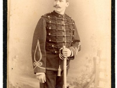 Grande CDV - Carte Cabinet Lieutenant du 3° Régiment D'Artillerie - uniforme - Dolman -Troisième République Paris