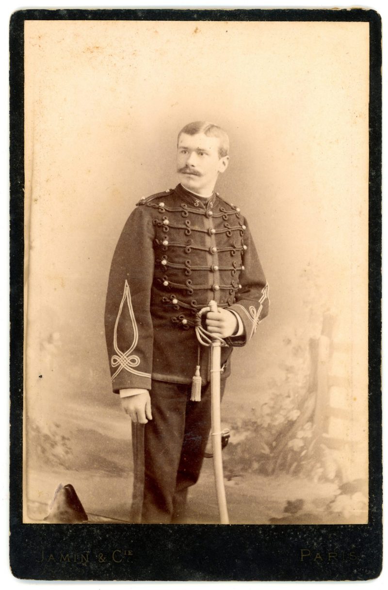 Grande CDV - Carte Cabinet Lieutenant du 3° Régiment D'Artillerie - uniforme - Dolman -Troisième République Paris