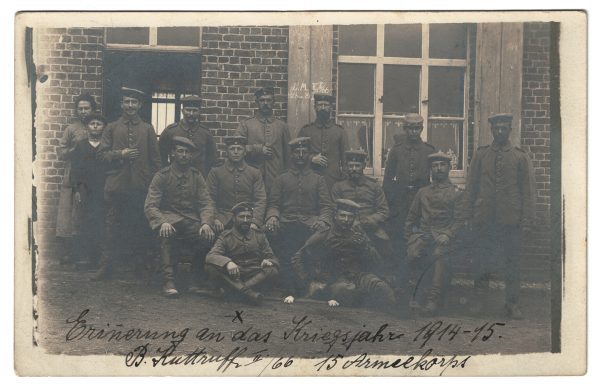 Photo Carte Postale - Guerre 14/18 - Infanterie Régiment 66 Allemagne - Kriegsjahre 1914/1915 - Village - Strasbourg - Front