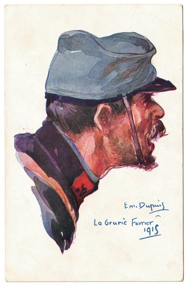 24 Anciennes Cartes Postale - Propagande 14/18 - Caricature - Guerriers - Soldats - Uniforme - Alliés - Emile Dupuis 1877-1956 - Guerre 14 /18