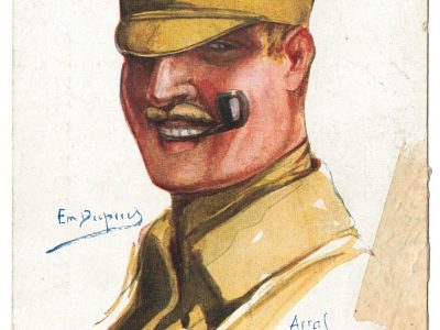 24 Anciennes Cartes Postale - Propagande 14/18 - Caricature - Guerriers - Soldats - Uniforme - Alliés - Emile Dupuis 1877-1956 - Guerre 14 /18