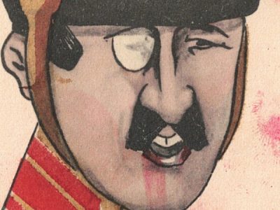 3 Anciennes Cartes Postale - Propagande 14/18 - Anti- Prussienne - Caricature - Guerriers - Soldats - Uniforme - Les Huns